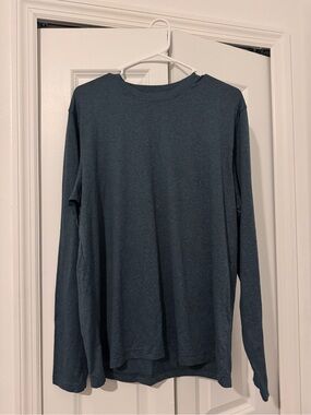Old Navy Men's Long Sleeve Crewneck Shirt - Slate Blue
